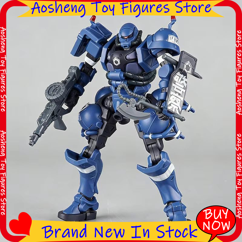 Model Kit Zaku - HG 1/144 Gquuuuuux ตำรวจทหารซากุชุดประกอบโมเดลแอ็คชั่นฟิกเกอร์สะสมตุ๊กตาตั้งโต๊ะอะนิเมะของขวัญสำหรับผู้ที่ชื่นชอบ