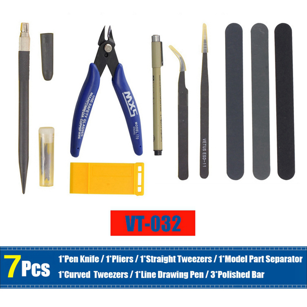 Model Kit Runner Organizer - DIY ทําเครื่องมือพื้นฐานสําหรับหัตถกรรมรุ่นรถงานอดิเรกอาคารซ่อมชุดเครื่องมือ Handmade กรรไกรแหนบอาคารชุด