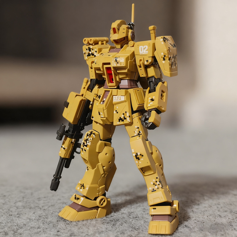 Model Kit Zaku - Xfs Hg1/144 Gm Spartan Desert Color