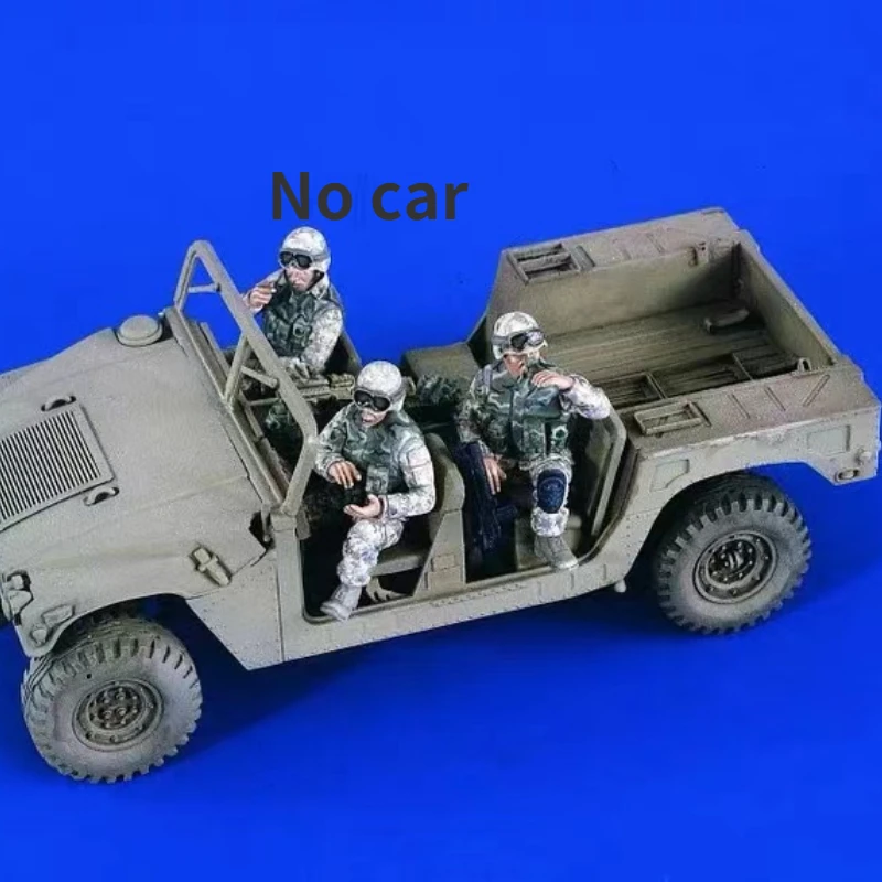 Model Kit Italeri - 1/35 รูปเรซิ่นชุดโมเดล 3 ทหารอเมริกันสมัยใหม่งานอดิเรกของเล่นจิ๋วยังไม่ได้ประกอบและยังไม่ได้ทาสี 915
