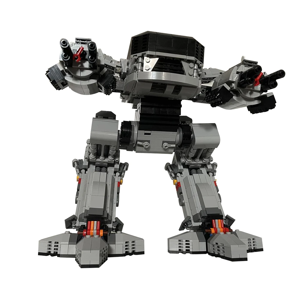 Model Kit Robocop - MOC ภาพยนตร์ RoboCoped เครื่องจักร UCS ขนาด