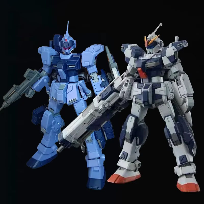 Model Kit Zaku - HGUC 1/144 Pale Rider Cavalry ชุดประกอบพลาสติกโมเดลแอ็คชั่นฟิกเกอร์ตกแต่งเดสก์ท็อปตุ๊กตาเด็กของเล่นปริศนาของขวัญสะสม