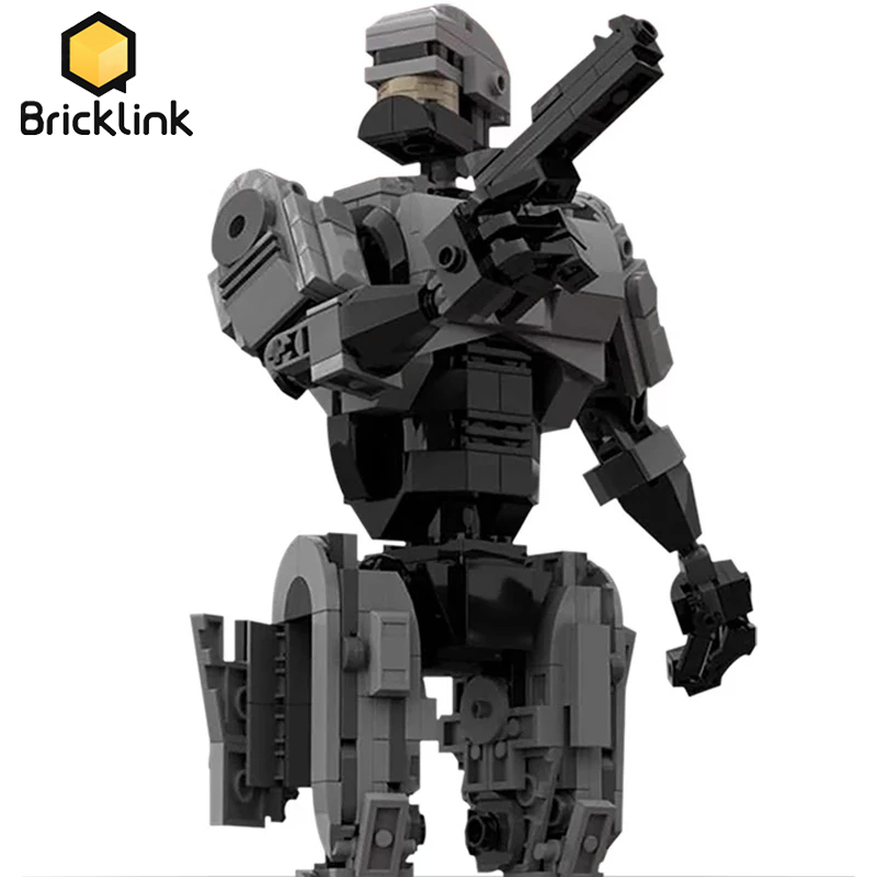 Model Kit Robocop - Bricklink City Mechanical ตำรวจ RoboCops ภาพยนตร์