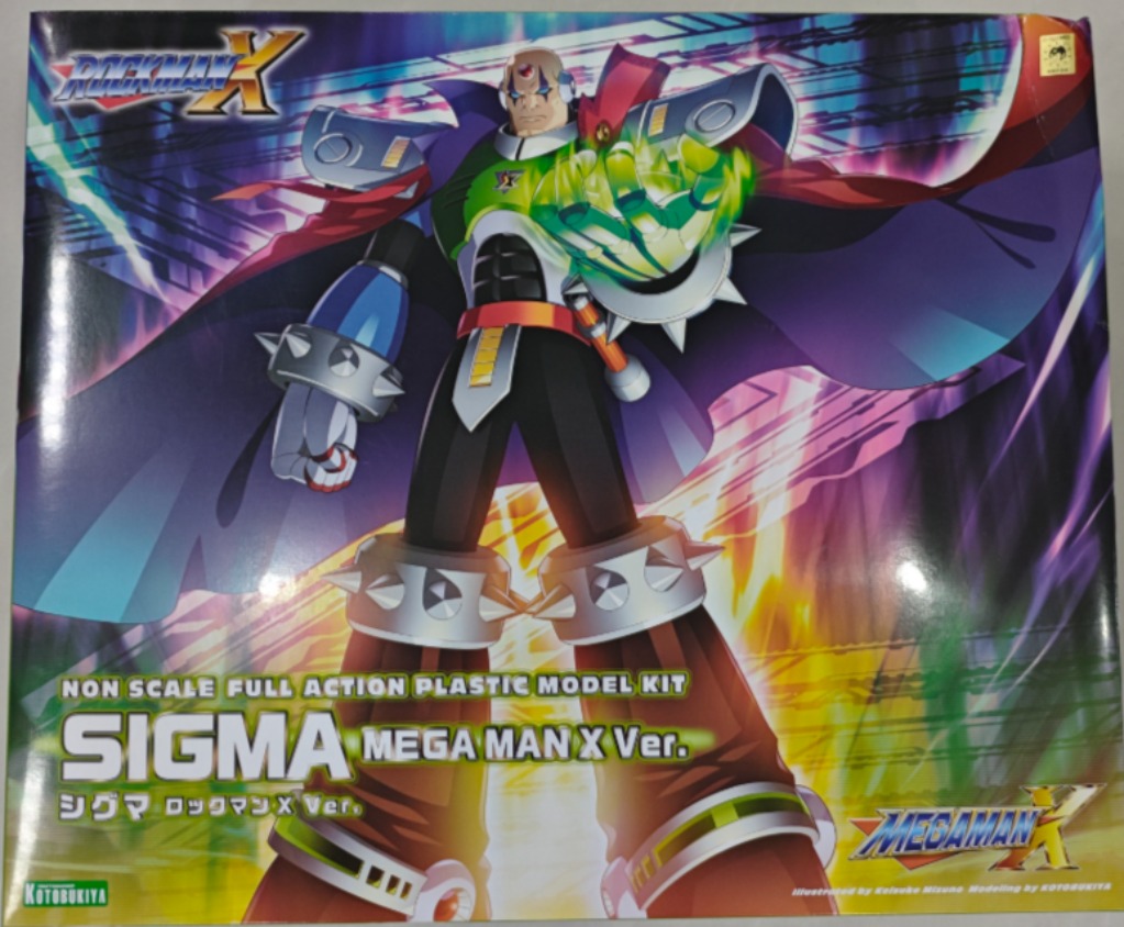 Mega Man X Model Kit - โคโตบูกิยะ ซิกมา เมกะแมน เอ็กซ์ เวอร์ชั่น แอ็คชั่นฟิกเกอร์