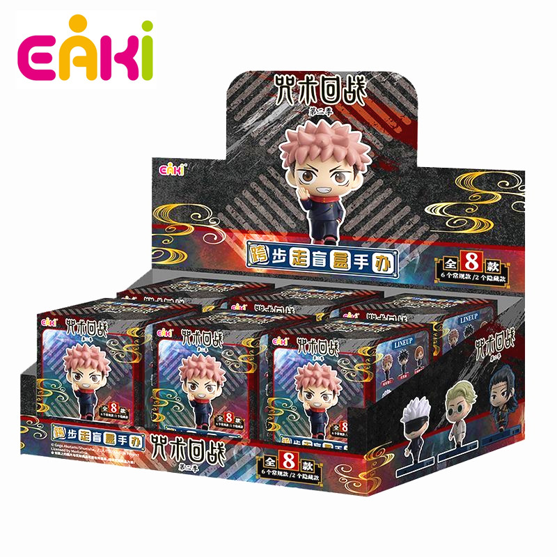 Model Kit Jujutsu Kaisen - ฟิกเกอร์อนิเมะแท้ EAKI จากเรื่อง Jujutsu Kaisen แบบกล่องสุ่ม