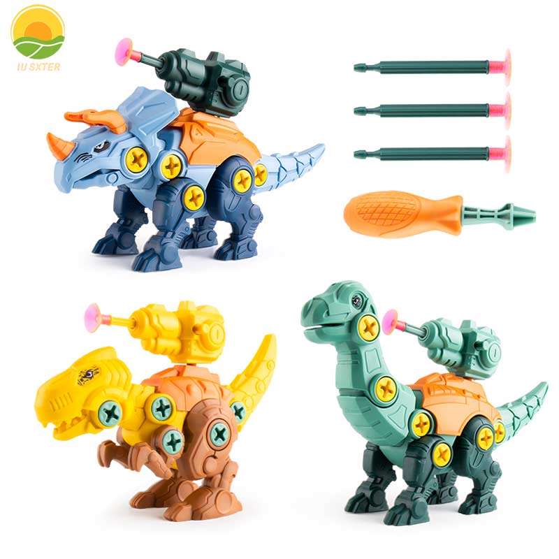 Model Kit Dinosaur - เด็กไดโนเสาร์ Mount Constructor ชุด Montessori เด็กปริศนาไขควงเครื่องมือประกอบเกมของเล่นเพื่อการศึกษา