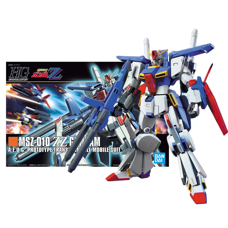 Model Kit Barbatos - ชุดโมเดลกันดั้ม Bandai ฟิกเกอร์แอคชั่นอนิเมะ HGUC MSZ-010 ZZ
