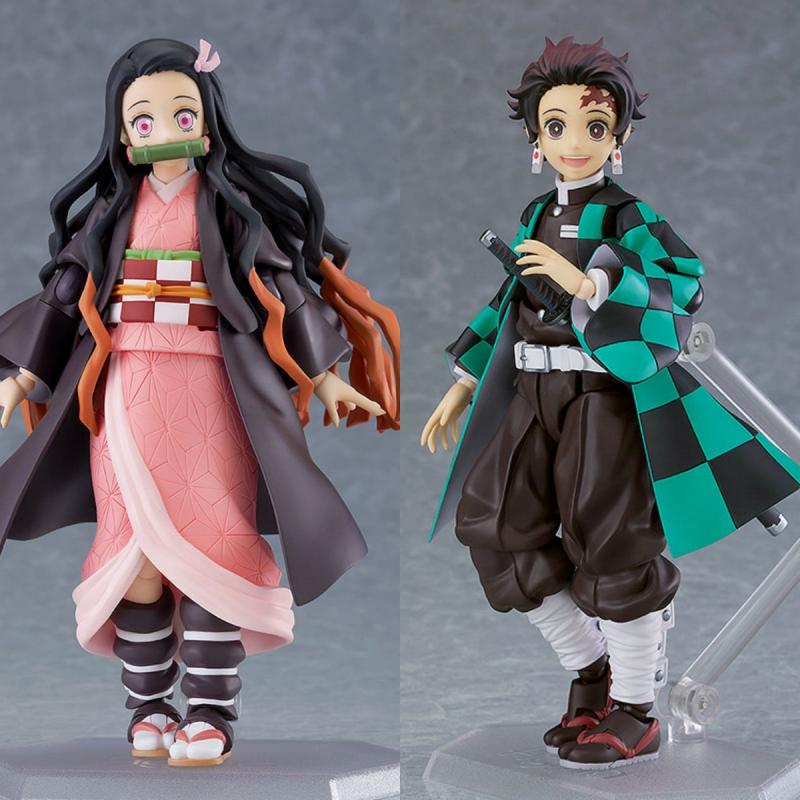 Model Kit Nezha - Demon Slayer tanjiriu nezuko ชุดโรงรถตัวละครอนิเมะเปลี่ยนได้ของขวัญที่เด็กผู้ชายชื่นชอบประมาณ16ซม. สูง