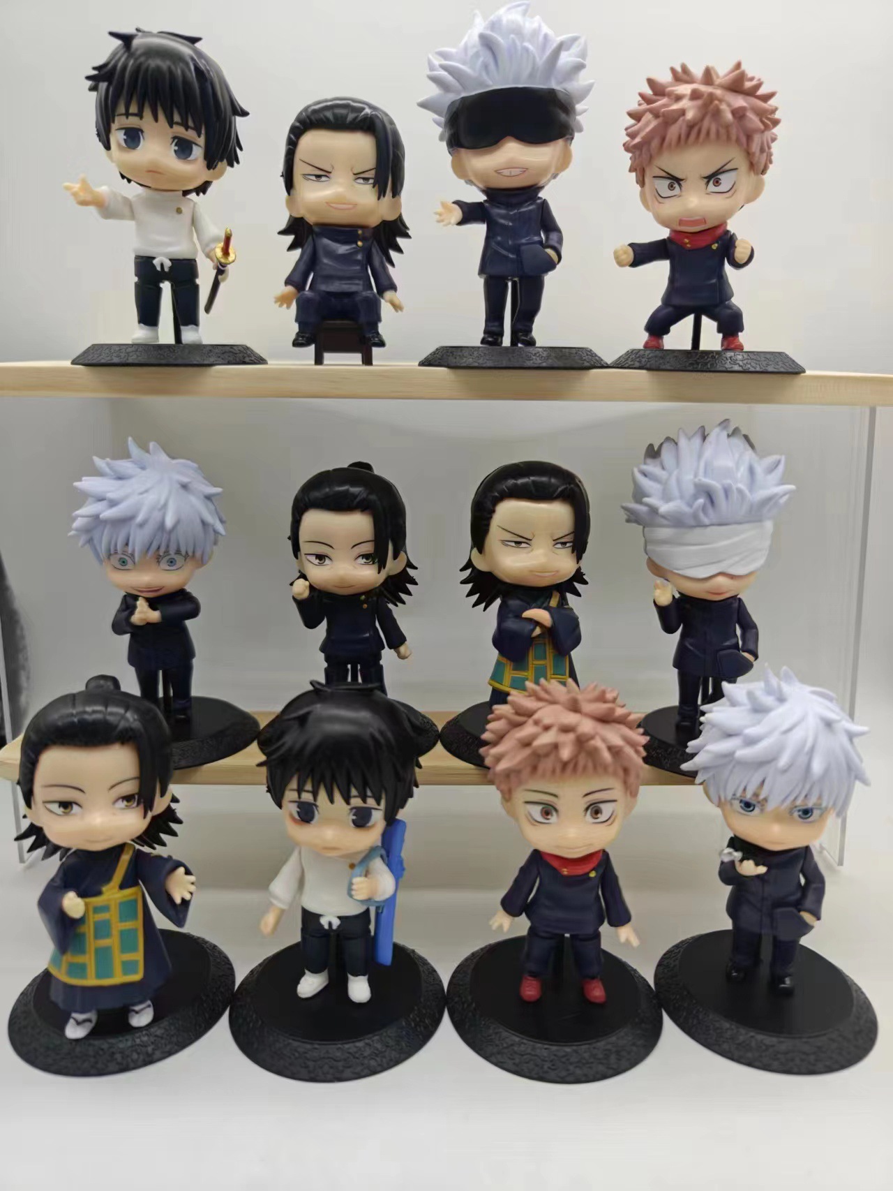 Model Kit Jujutsu Kaisen - 12 ชิ้น/เซ็ตอะนิเมะ Jujutsu Kaisen รูปของเล่น 10