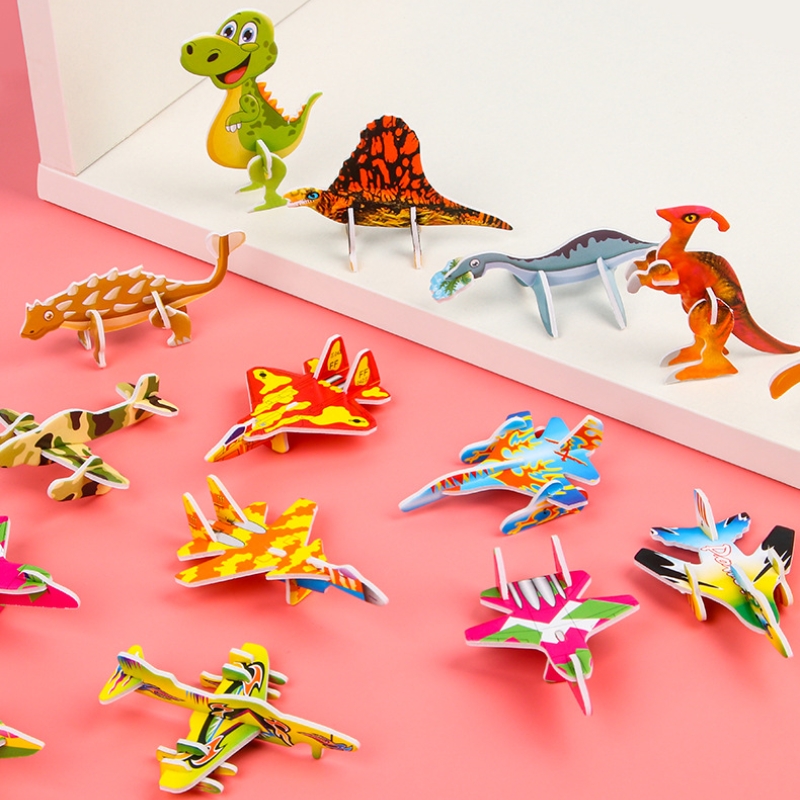 10 ชิ้นสร้างสรรค์น่ารักกระดาษเ - Model Kit Dinosaur บทวิจารณ์และราคา