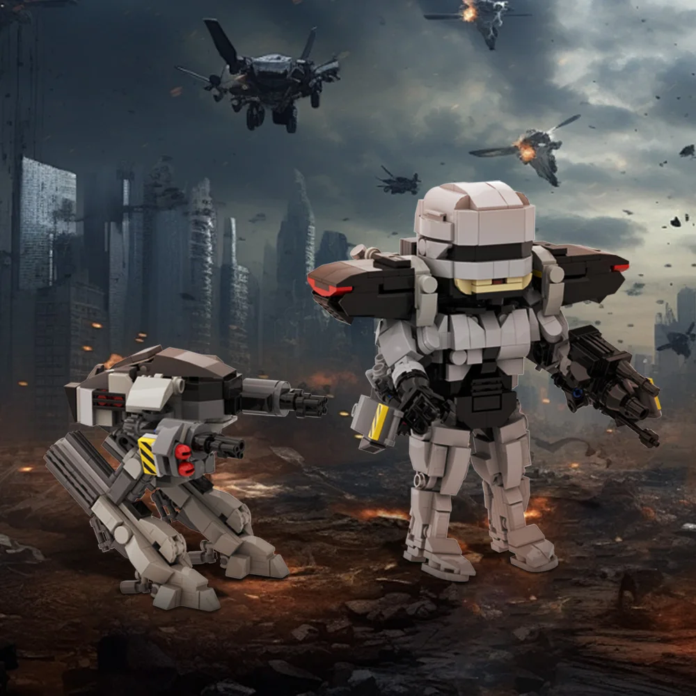 MOC ภาพยนตร์ MechWarrior RoboC - Model Kit Robocop บทวิจารณ์และราคา