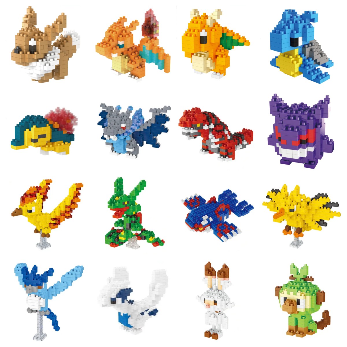 Pokemon บล็อกขนาดเล็ก Nanobloc - Model Kit Rayquaza บทวิจารณ์และราคา