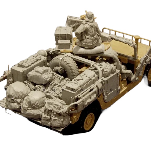 1/35 เรซิ่นทหารชุดรูปไม่มีสีแล - Model Kit Italeri บทวิจารณ์และราคา
