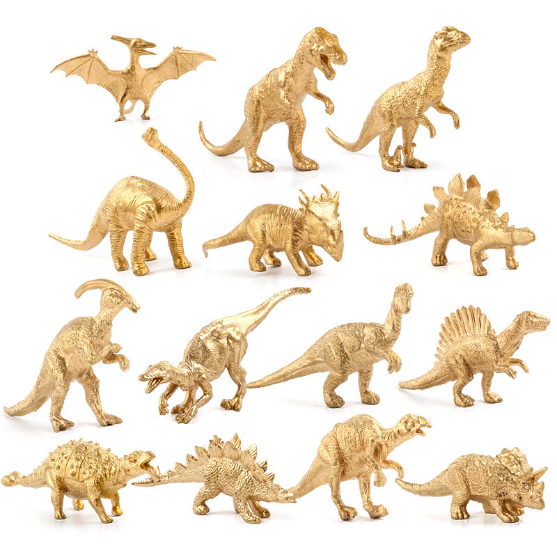 ชุดโมเดลไดโนเสาร์สีทอง 14 ชิ้น - Model Kit Dinosaur บทวิจารณ์และราคา