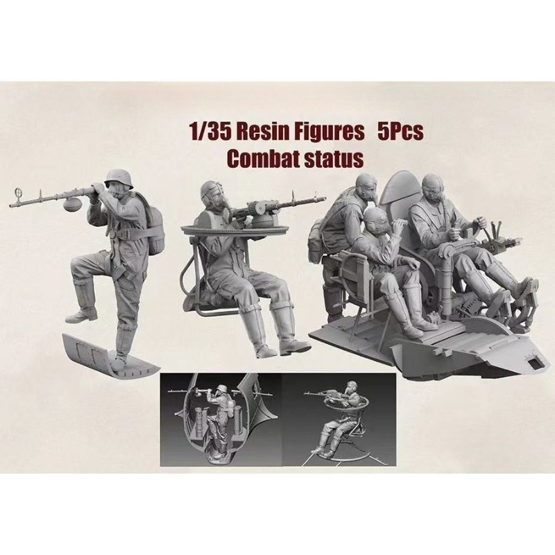 1/35 สเกล ดายแคสท์เรซิ่นฟิกเกอ - Model Kit Italeri บทวิจารณ์และราคา
